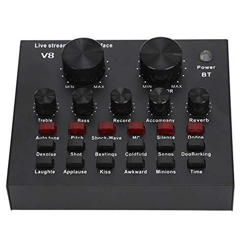 0.1 Vocal Effects Processor, Voice Changer, Audio Externe Live-uitzending Benodigdheden Draadloze Voice Changer voor pc-telefoon