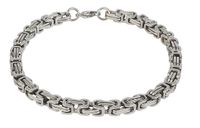 etNox hard and heavy Königskette Armband zilverkleurig 23 cm Roestvrij staal