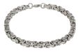 etNox hard and heavy Königskette Armband zilverkleurig 23 cm Roestvrij staal