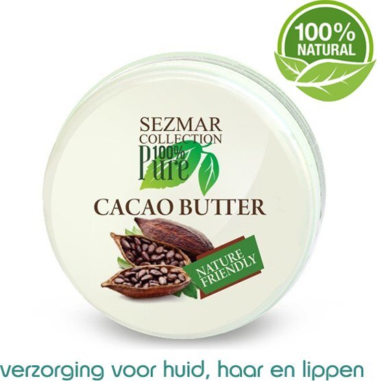 Hristina Cacaoboter 250 ml puur organisch voor huid haar en lippen â€¢ 100% natuurlijk & gecertificeerd â€