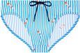 HOM Viareggio Zwembroek Mini Briefs Gestreept Heren Blauw/Wit L