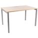 Manutan Expert Bureau Misao - Pieds en U, chêne/aluminium