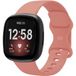 Strap-it Fitbit Bracelet silicone classique (rose)