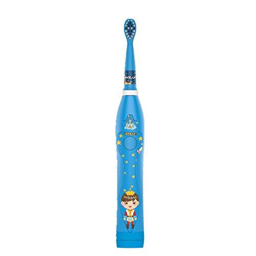 fasdfdsafa Oplaadbare elektrische tandenborstel kinderen cartoon baby zachte borstel tandenborstel reizen slimme waterdichte elektrische tandenborstel,blauw