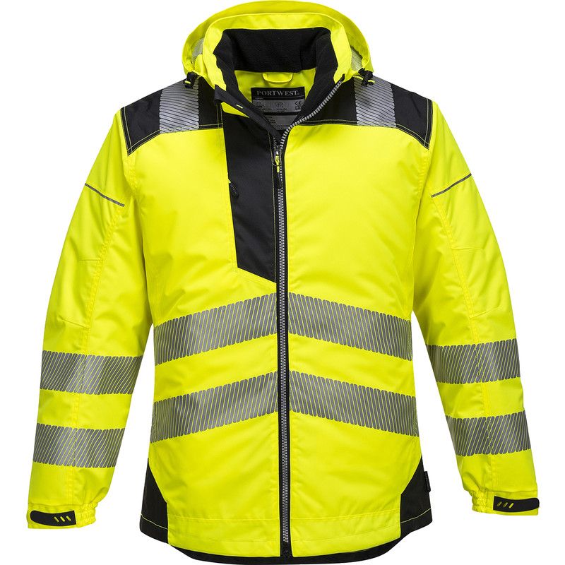 Portwest Hi-Vis Rain Jacket - XL