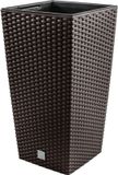 Prosperplast Bloempot Bloembak Rato Square 27x27x50cm Umber Bruin