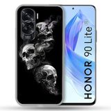 Versterkte Honor Versterkte hoes voor Honor 90 Lite 5G Drievoudig doodshoofd