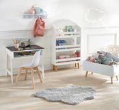 Atmosphera Kids Mini Baya kinderstoel - 55x31x39cm - Wit