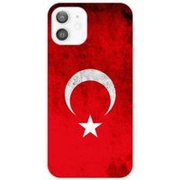 Bedrukte Apple iPhone 12 Turkije vlag bedrukte siliconen hoes