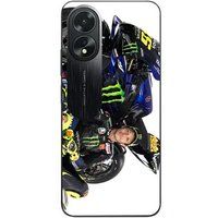 Maniacase Koffertje Oppo A38 Motorfiets Valentino Rossi Portugal Monster Energy Yamaha