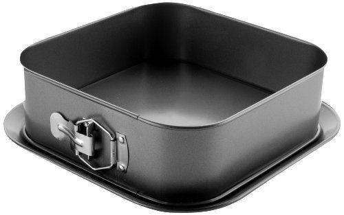 Ibili Springvormset vierkant met extra bodem - 17 x 17 x 8 cm - 2 stuks