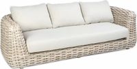 Tierra Outdoor Wakkanda Loungebank - 3-zit tuinbank - Aluminium en XXL Wicker - Beige