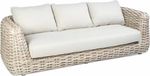 Tierra Outdoor Wakkanda Loungebank - 3-zit tuinbank - Aluminium en XXL Wicker - Beige
