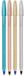 BIC Cristal Glacé stylos bille, 0,32 mm, bleu et noir, 4 pièces
