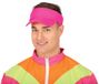 FIESTAS GUIRCA Muts, neonroze, kostuumaccessoires voor feestjes uit de jaren 80 en sportevenementen, ideaal voor volwassenen, uniseks, perfect voor carnaval en Halloween, roze