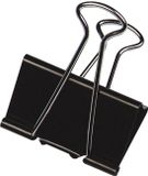 Q-CONNECT foldbackclip, zwart, 24 mm, doosje van 10 stuks