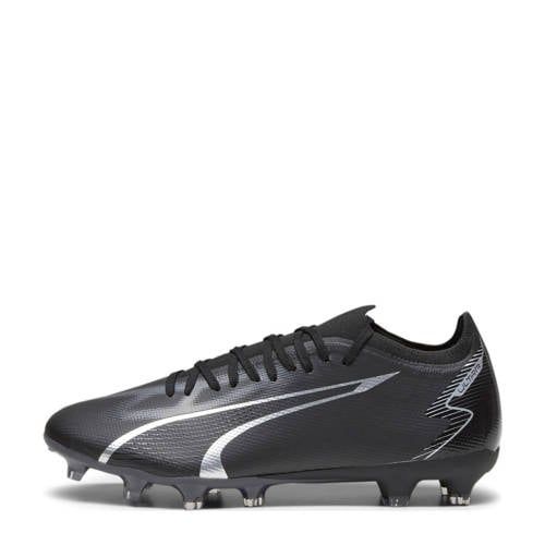 Puma Ultra Match FG/AG Sr. voetbalschoenen zwart/wit/grijs