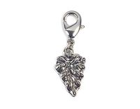 INNSPIRO NICE CHARMS Metalen hanger blad met karabijnhaak 11x15mm 25u, 10x13mm., Metaal, Geen edelsteen