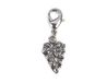 INNSPIRO NICE CHARMS Metalen hanger blad met karabijnhaak 11x15mm 25u, 10x13mm., Metaal, Geen edelsteen