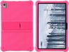 Merkloos Nokia Siliconen Hoes Geschikt voor Nokia T21 | Flexibel | Dun | Zacht | Back Cover Roze