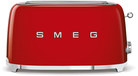 Smeg TSF02RDEU - Rood - 4-snede Broodrooster - 1500W