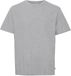 Solid T-shirt Cadel Lichtgrijs Melange Katoen Ronde Hals Korte Mouw Heren L