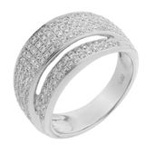 Orphelia ZR-3520/54 - Ring Micro Pavé Zirconium - 925 Zilver - Maat 54