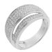 Orphelia ZR-3520/54 - Ring Micro Pavé Zirconium - 925 Zilver - Maat 54