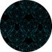 Bonateks Tapis de souris rond imprimé numériquement, base antidérapante, pour bureau et maison, diamètre : 22 cm