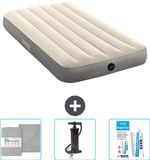 Intex Luchtbed - 1-Persoons - 99 x 191 x 25 cm - Beige