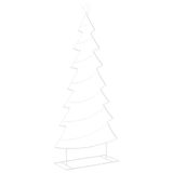 vidaXL Metalen kerstboom met standaard KUOPIO 210 cm Staal Wit