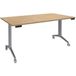 Table Idora 160x80 cm piètement en aluminium