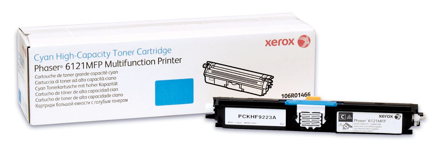 Xerox 106R01466 toner cartridge cyaan voor Phaser 6121MFP (2600 pagina's)