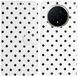 Selected by GSMpunt.nl Honor Magic 8 Pro Hoesje Portemonnee Book Case Polka Dot Wit