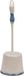 D&L Porte-brosse WC avec support - Blanc/Bleu