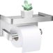 Merkloos Unyqoos Toiletrolhouder RVS Zilver