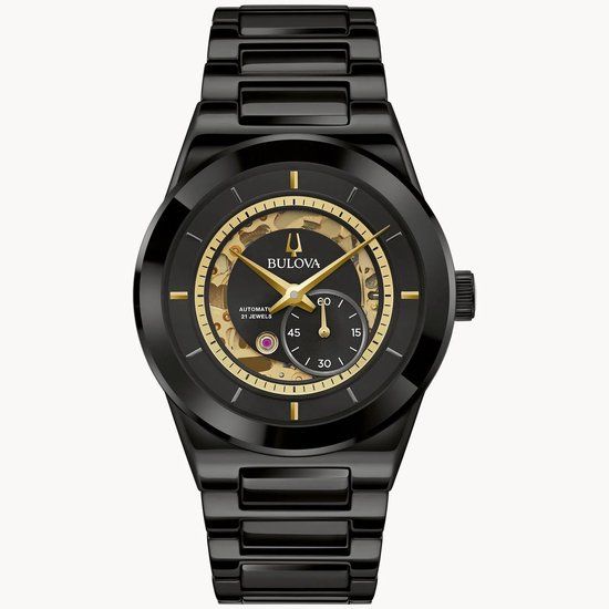 Bulova Millennia 98A291 Herenhorloge - Zwart Keramiek - 41 mm