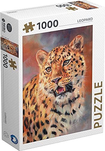 Rebo Productions Rebo legpuzzel 1000 stukjes - Leopard