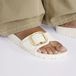 Birkenstock Madrid Big Buckle EVA Eggshell Sandales Femme Beige