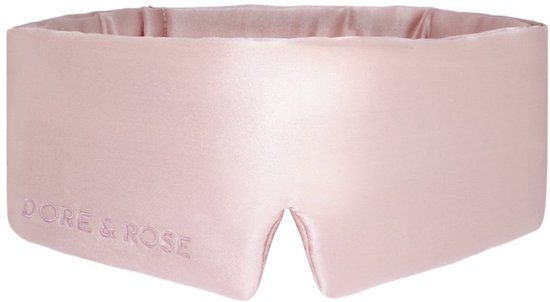 Dore &amp; Rose Dore & Rose - Slaapmasker - Oogmasker - Zijden Slaapmasker Voor Mannen en Vrouwen - Deep Sleep Mask - Eye Mask - Verduisterend - Wallen - Roze - Nº 33 Rêve Éveillé
