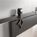 SOTECH Système de porte coulissante LANCEA 2 m roulement-Ø 70 mm noir