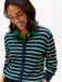 Tommy Hilfiger Cardigan Femme Coton XS Bleu marine/vert nouveau/calicot Multi