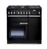 Falcon Professional Deluxe 90 DF Vrijstaand fornuis Zwart