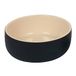 Nobby 82408 keramische kom Kaunis zwart/crème; Ø 24,0 x 8,0 cm, 2,40 l