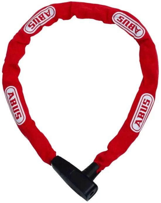 ABUS Ionus 8800 Fietsslot - Rood - 95 cm - Ketting - Gehard staal