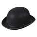 Boland Antoine, 04002, hoed voor volwassenen, meloenhoed, zwart, gangster, jaren 20, hoofdbedekking, accessoire, themafeest, carnaval