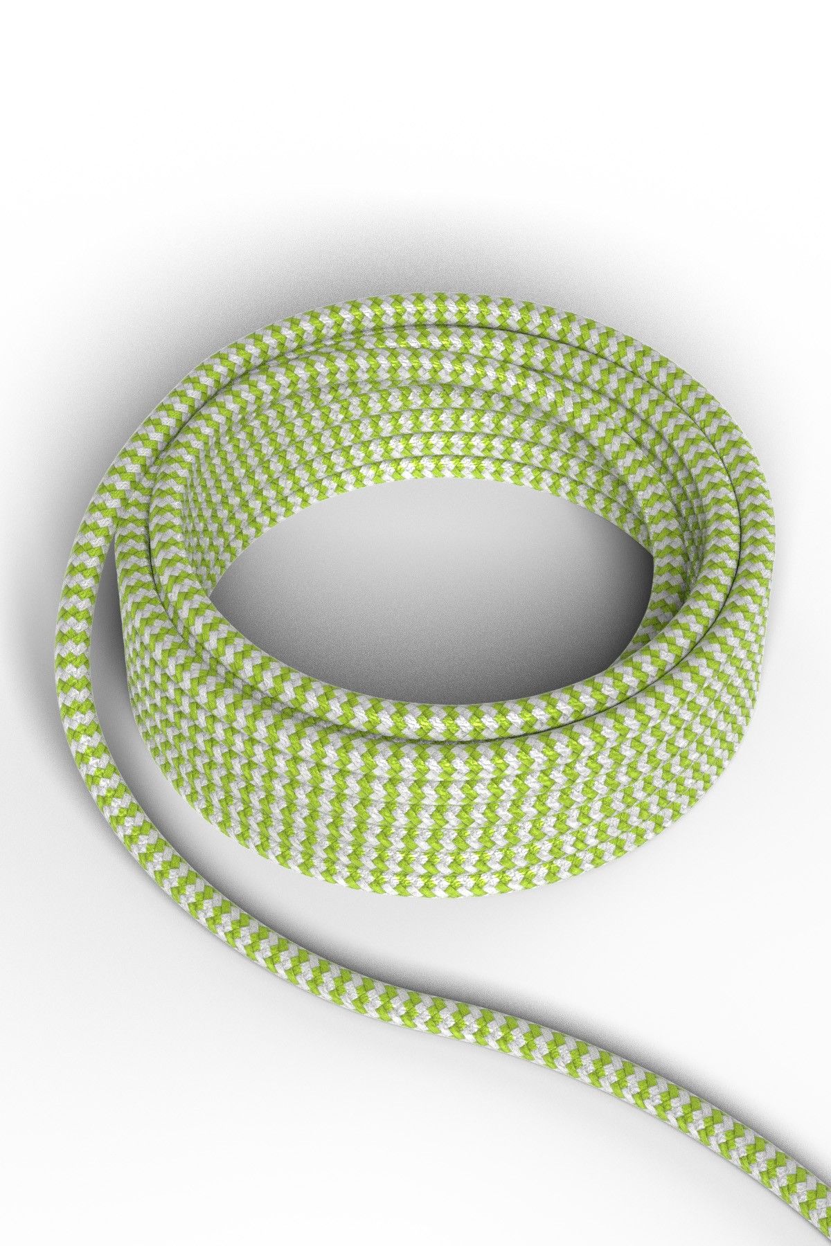 Calex Strijkijzersnoer 3 meter Limoenwit gestreept