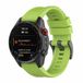 By Qubix - Geschikt voor Garmin bandje - 20mm Quickfit - Siliconen sportbandje - Groen - Geschikt voor Garmin Fenix 8 - 43mm