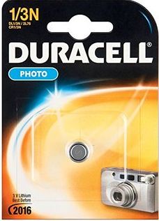 Duracell Photo 1/3 N Lithium Wegwerpbatterij - 3V - Knoopcel
