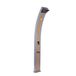 Sined ELLA GRIGIA WOOD - Douche solaire en aluminium / gris - 40 litres